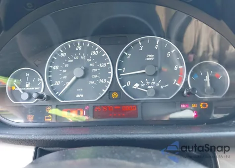 2001 BMW 330Ci z USA, uszkodzony, nr VIN WBABS53491EV85712